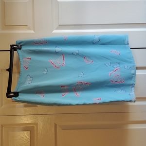 Blue Vintage Express Skirt, size 7/8